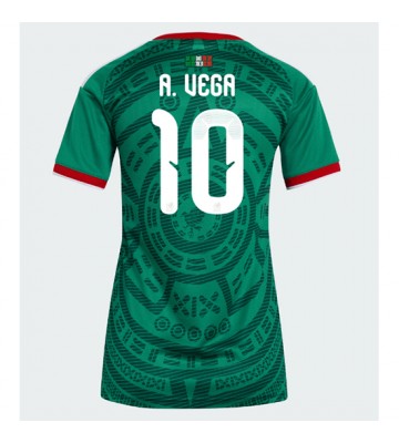 Mexiko Alexis Vega #10 Hemmatröja Dam VM 2026 Kortärmad